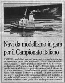 CAMPIONATO ITALIANO FIM - 2 Prova Maccarese. -19 settembre 1998 - A. Zanardi Grazie all'intraprendenza di F.