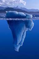 La spinta di Archimede Soluzione: Il volume totale dell iceberg sia V i.
