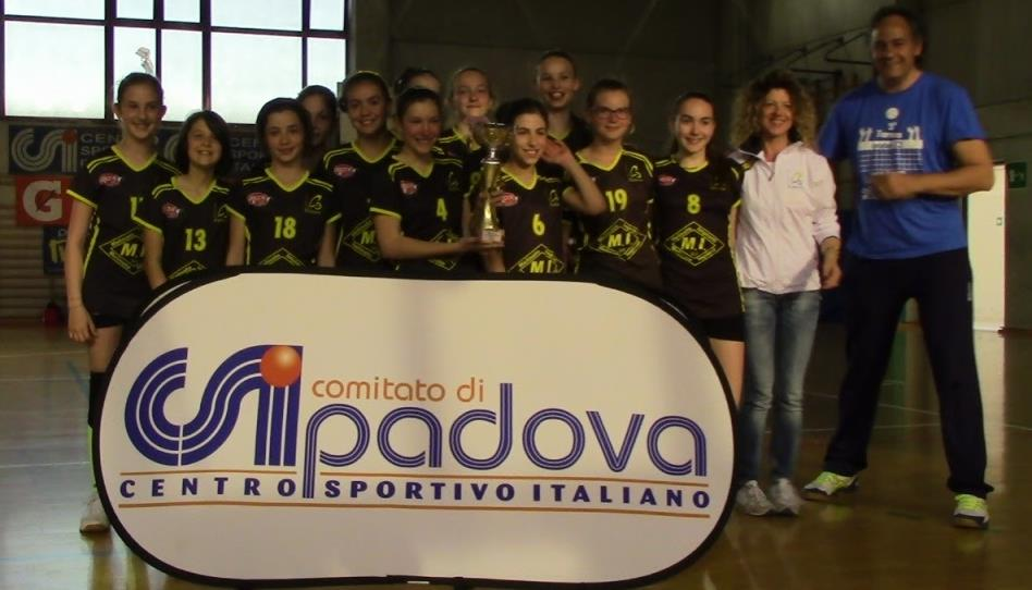 CAMPIONE PROVINCIALE PALLAVOLO UNDER 12 MELINATO IMPIANTI Potete