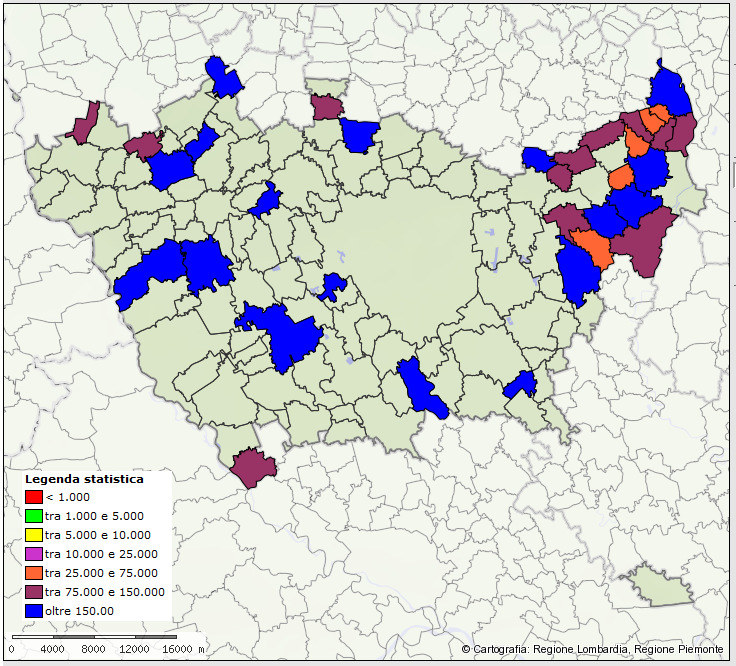 WWW.FONDAZIONECARIPLO.IT/PAES (in fase di popolamento) CONSUMI COMPLESSIVI DELLA PROVINCIA DI MILANO (MWh/anno) 28 PROV MWH/ANNO MWH/ANNO*AB ABITANTI BG 6.688.925 16,30 410.295 BS 957.162 13,58 70.