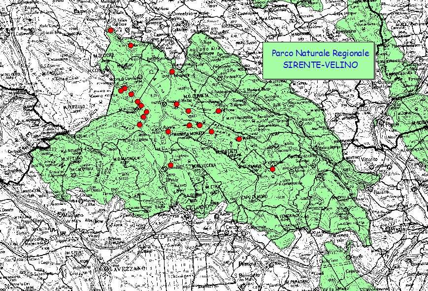 IL PROGETTO VIENE ATTUALMENTE SVILUPPATO NELL AREA PROTETTA DEL PARCO REGIONALE SIRENTE-VELINO VELINO, LA CUI SEDE E NEL COMUNE DI ROCCA DI MEZZO (AQ).