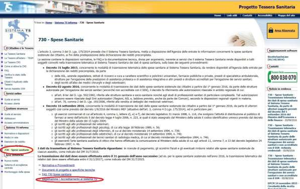 Pag. 4 di 14 1.1 ACCREDITAMENTO E ABILITAZIONE AL SISTEMA TS I richiedenti possono ottenere le credenziali di accesso al Sistema TS accedendo al sito del sistema TS www.