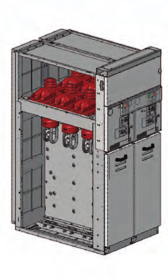 SDD Unità con doppio interruttore di manovra-sezionatore A Unità disponibile con larghezza 750 mm composta da 2 sezionatori interbloccati meccanicamente tra di loro.