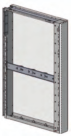 RLC/RRC Risalita cavi laterale, destra e sinistra (solo per unità SBR) Unità disponibile nella larghezza di 190 mm.