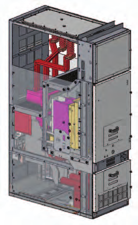 2. Unità tipiche WBC Unità con interruttore estraibile LSC2B-PM/PI A Unità disponibili nella larghezza 600 mm (12-17 kv) e 750 mm (24 kv).