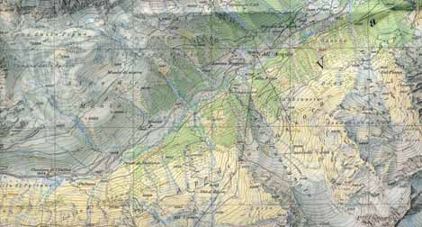 Orientamento delle carte OVEST NORD EST Le Carte topografiche sono sempre realizzate in modo da presentare: il Nord (settentrione) sul loro bordo superiore, in alto per chi sta guardando la carta