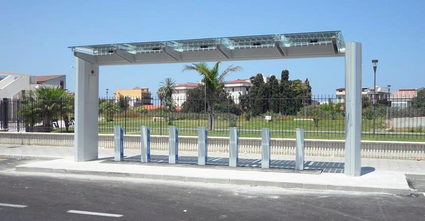 La pensilina fotovoltaica