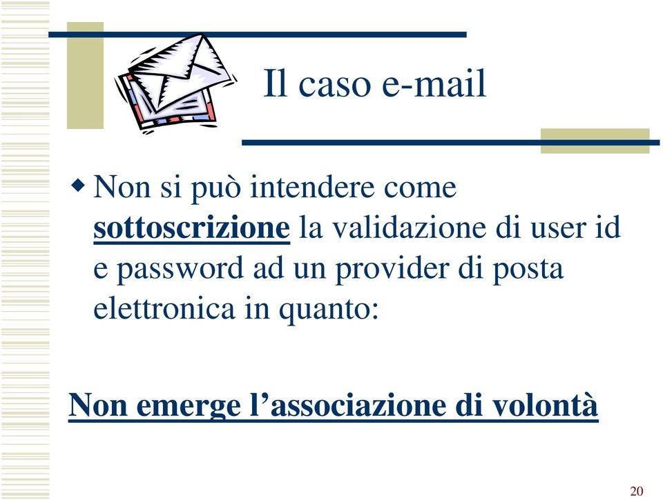 password ad un provider di posta elettronica