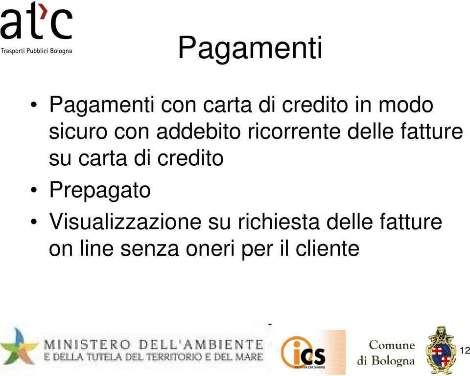 carta di credito Prepagato Visualizzazione su