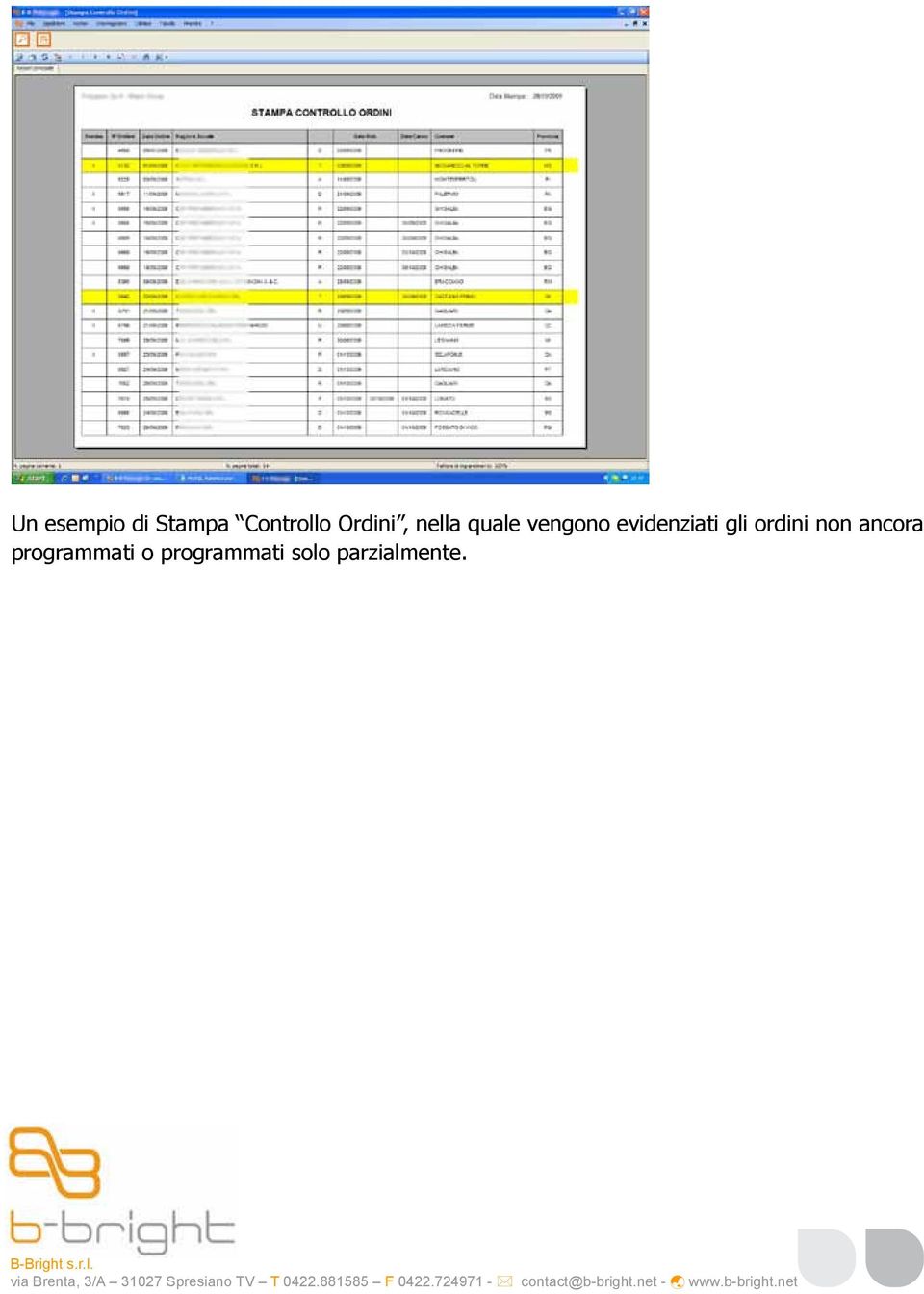 parzialmente. B-Bright s.r.l. via Brenta, 3/A 31027 Spresiano TV T 0422.