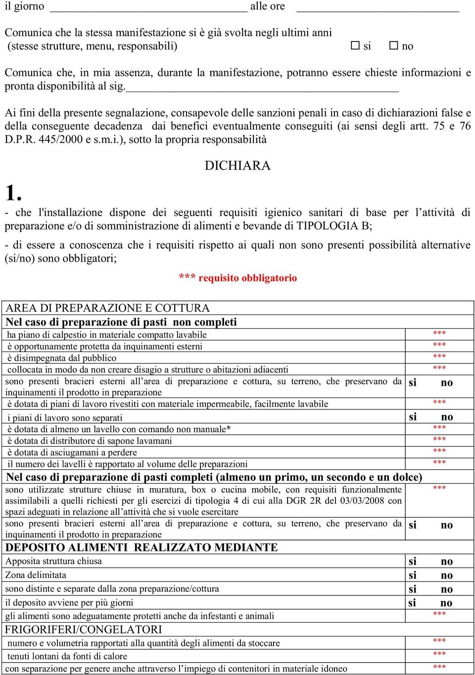 Ai fini della presente segnalazione, consapevole delle sanzioni penali in caso di dichiarazioni false e della conseguente decadenza dai benefici eventualmente conseguiti (ai sensi degli artt.