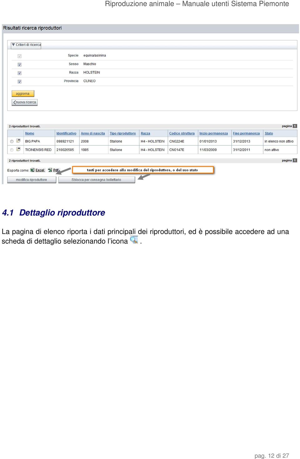 riproduttori, ed è possibile accedere ad una