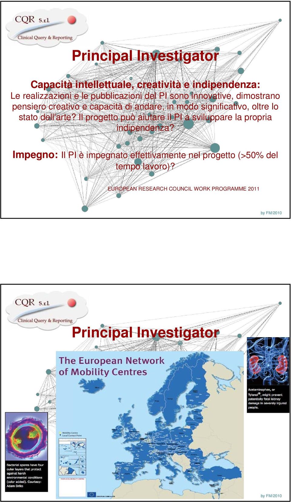 dell'arte? Il progetto può aiutare il PI a sviluppare la propria indipendenza?