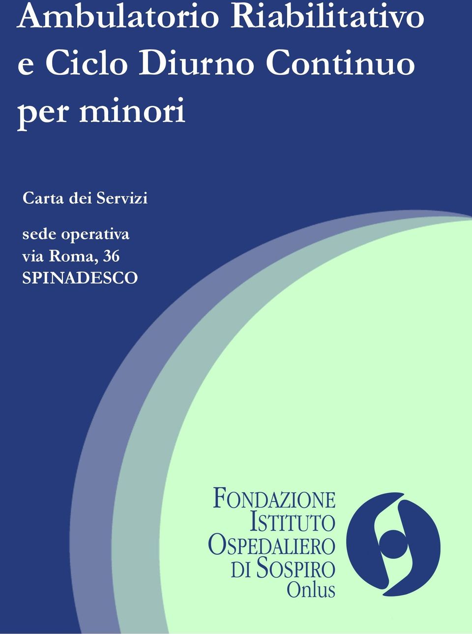 minori Carta dei Servizi sede