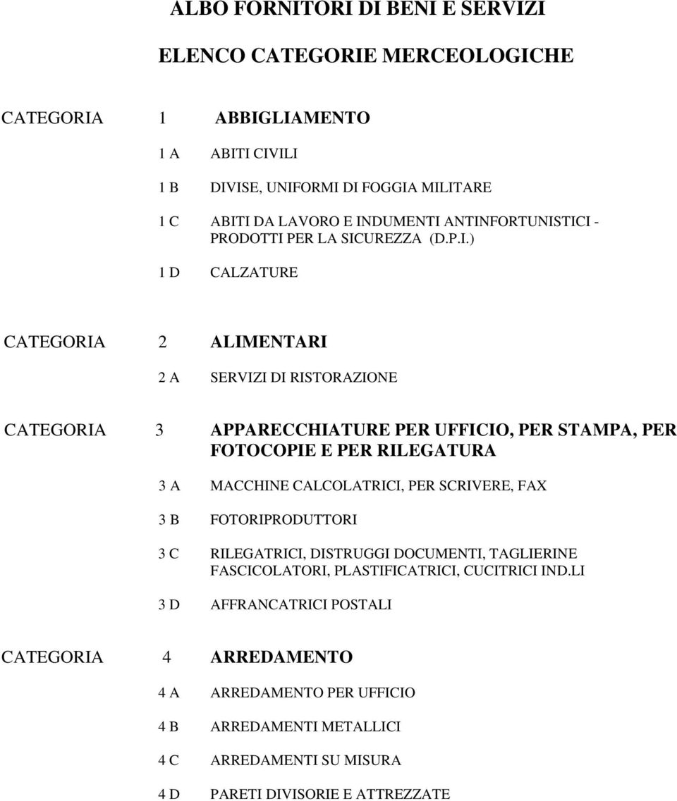 STAMPA, PER FOTOCOPIE E PER RILEGATURA 3 A MACCHINE CALCOLATRICI, PER SCRIVERE, FAX 3 B FOTORIPRODUTTORI 3 C RILEGATRICI, DISTRUGGI DOCUMENTI, TAGLIERINE FASCICOLATORI,