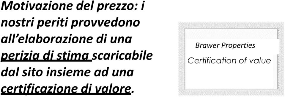 stima scaricabile dal sito insieme ad una