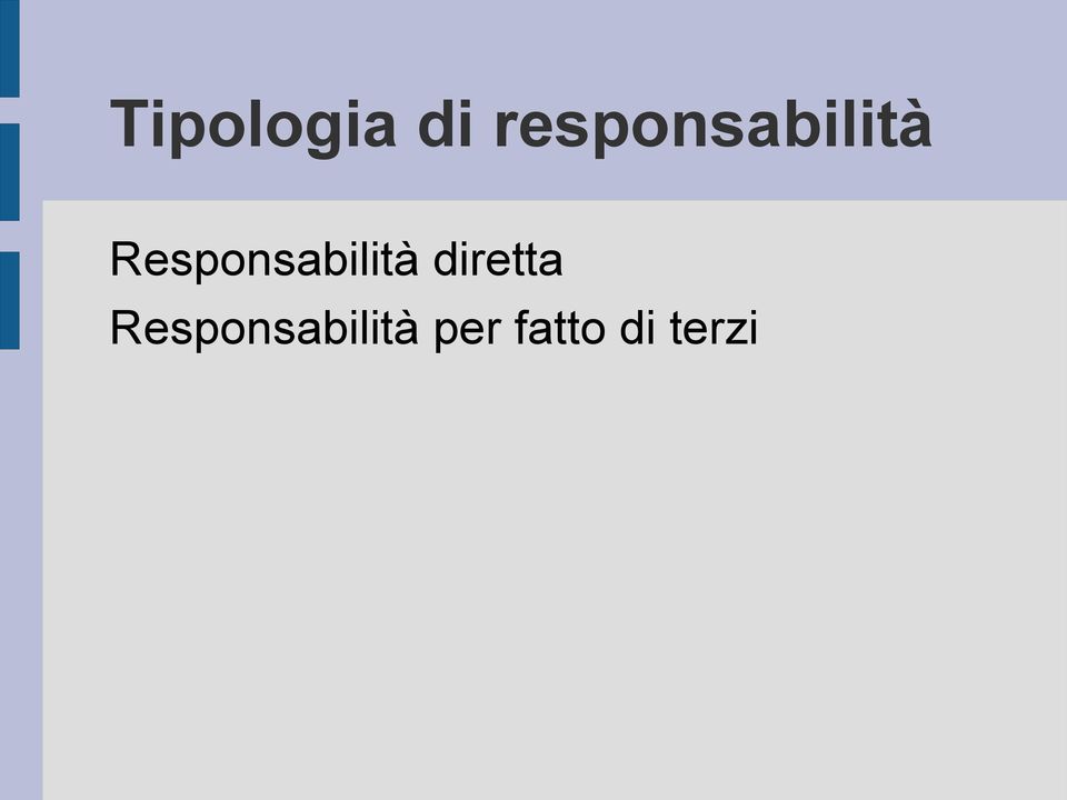 Responsabilità