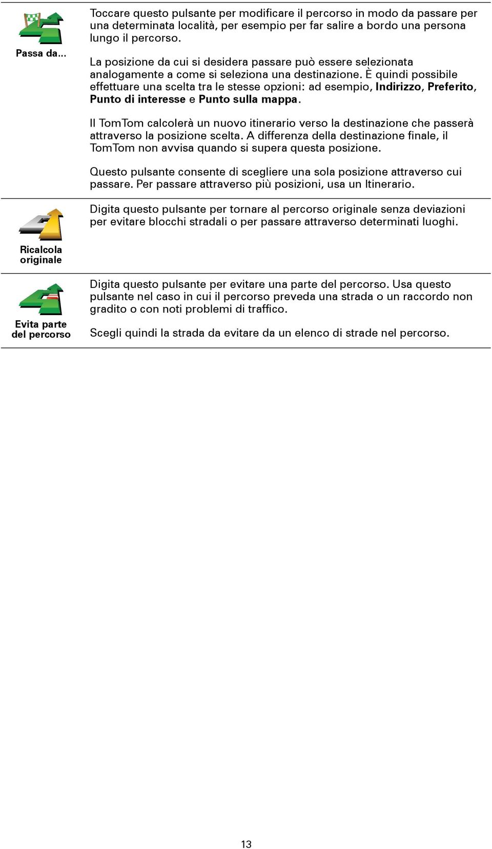 È quindi possibile effettuare una scelta tra le stesse opzioni: ad esempio, Indirizzo, Preferito, Punto di interesse e Punto sulla mappa.