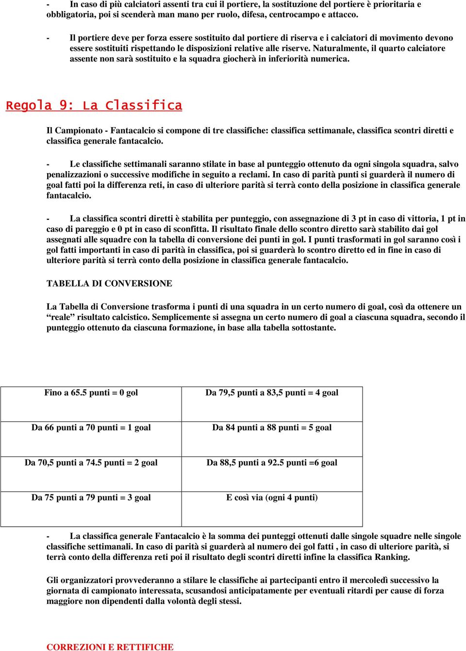 Naturalmente, il quarto calciatore assente non sarà sostituito e la squadra giocherà in inferiorità numerica.