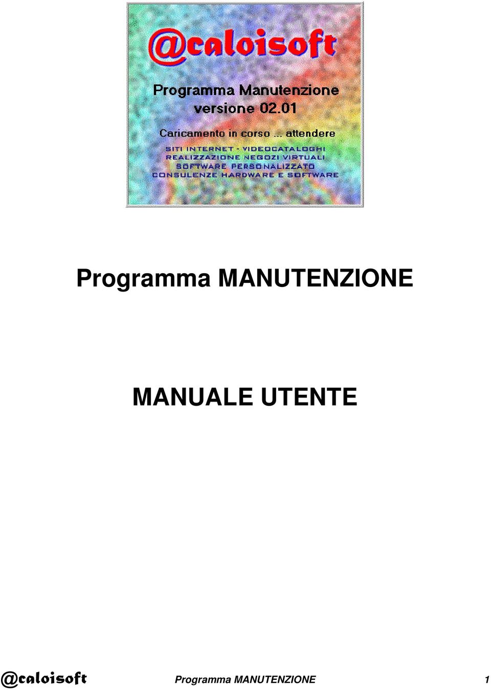 MANUALE UTENTE