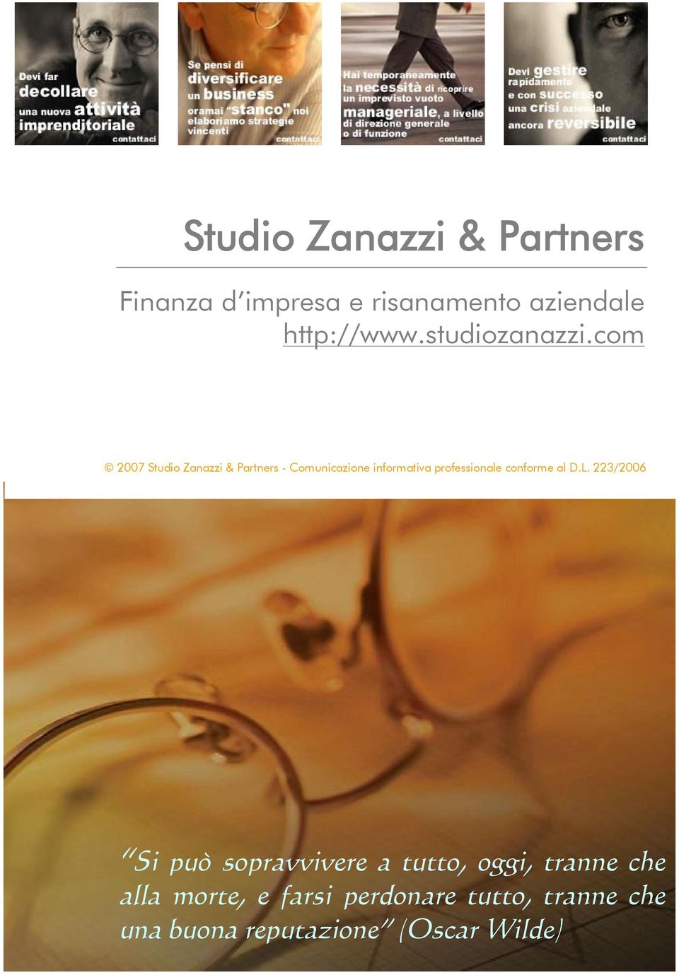 com 2007 Studio Zanazzi & Partners - Comunicazione informativa professionale