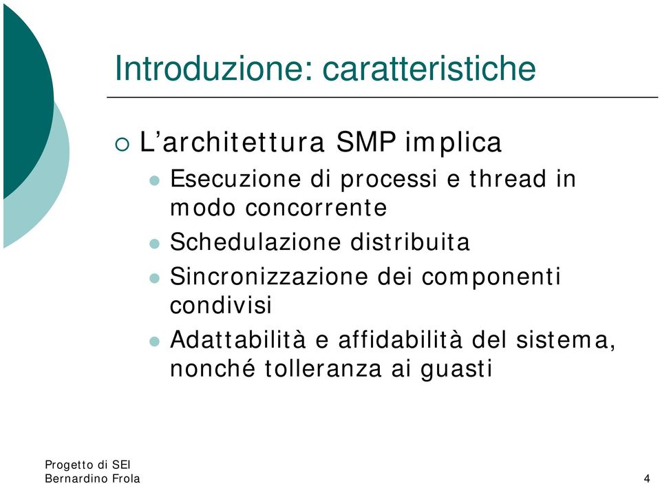 distribuita Sincronizzazione dei componenti condivisi