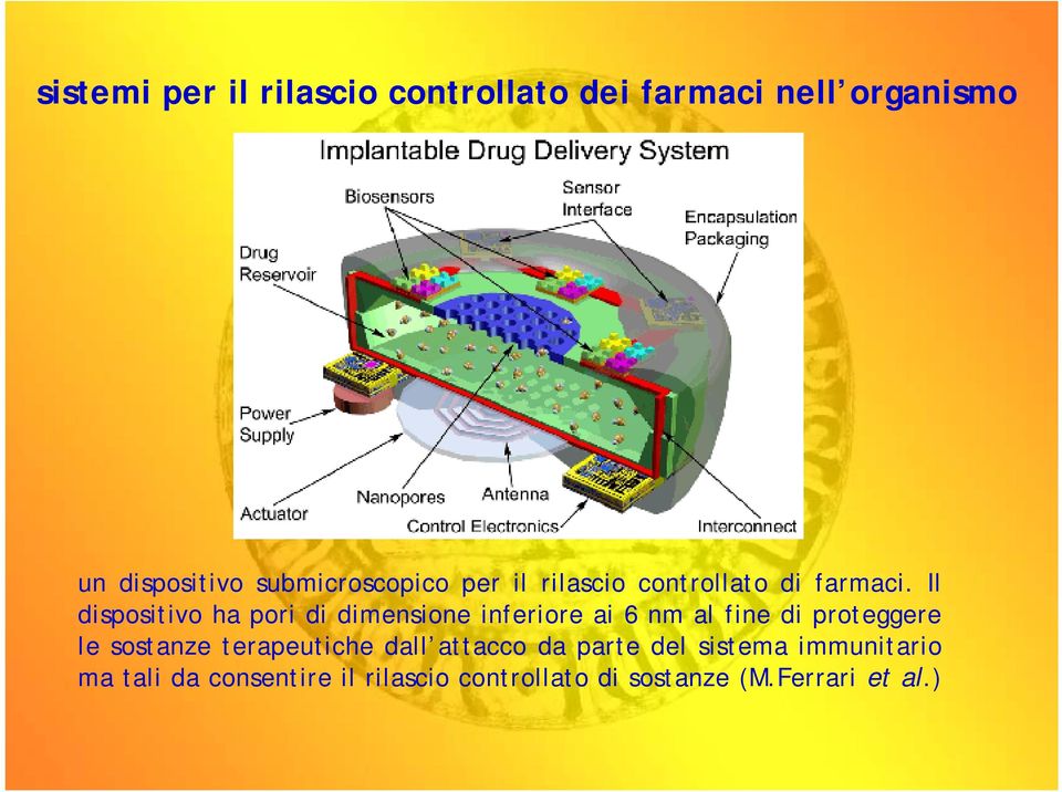 Il dispositivo ha pori di dimensione inferiore ai 6 nm al fine di proteggere le sostanze