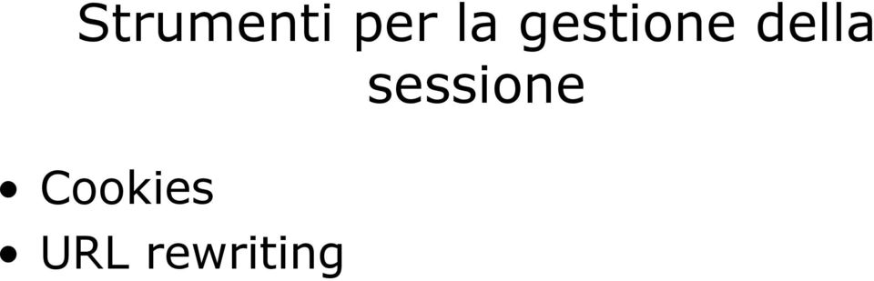 della sessione