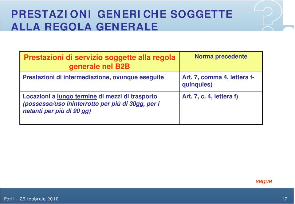 mezzi di trasporto (possesso/uso ininterrotto per più di 30gg, per i natanti per più di 90 gg)