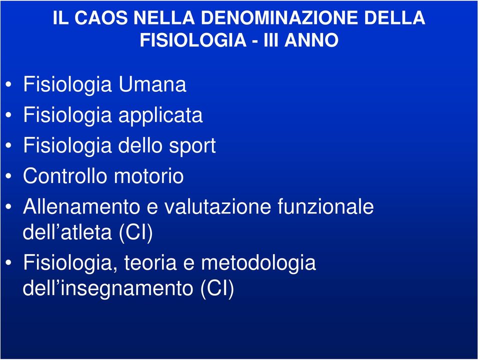 Controllo motorio Allenamento e valutazione funzionale dell