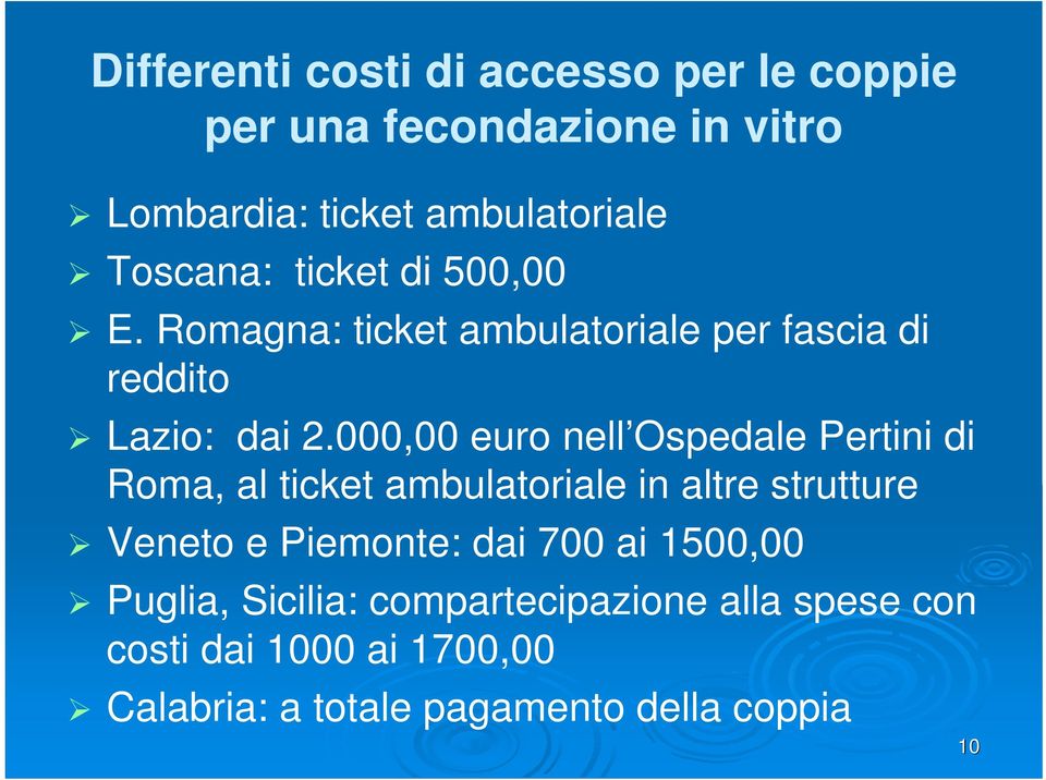 000,00 euro nell Ospedale Pertini di Roma, al ticket ambulatoriale in altre strutture Veneto e Piemonte: dai