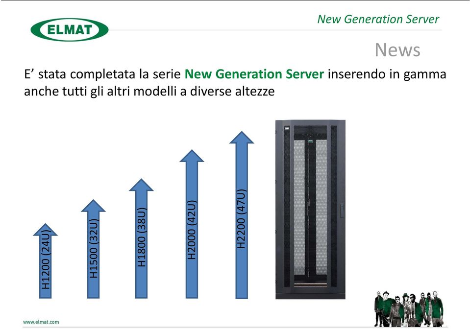 altri modelli a diverse altezze H1200 (24U)