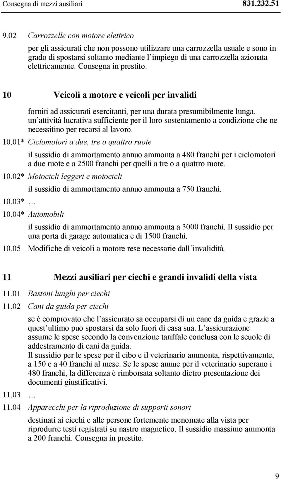 elettricamente. Consegna in prestito.