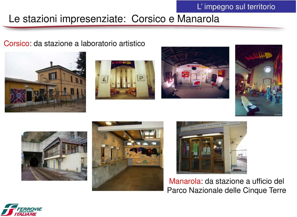 stazione a laboratorio artistico Manarola: da