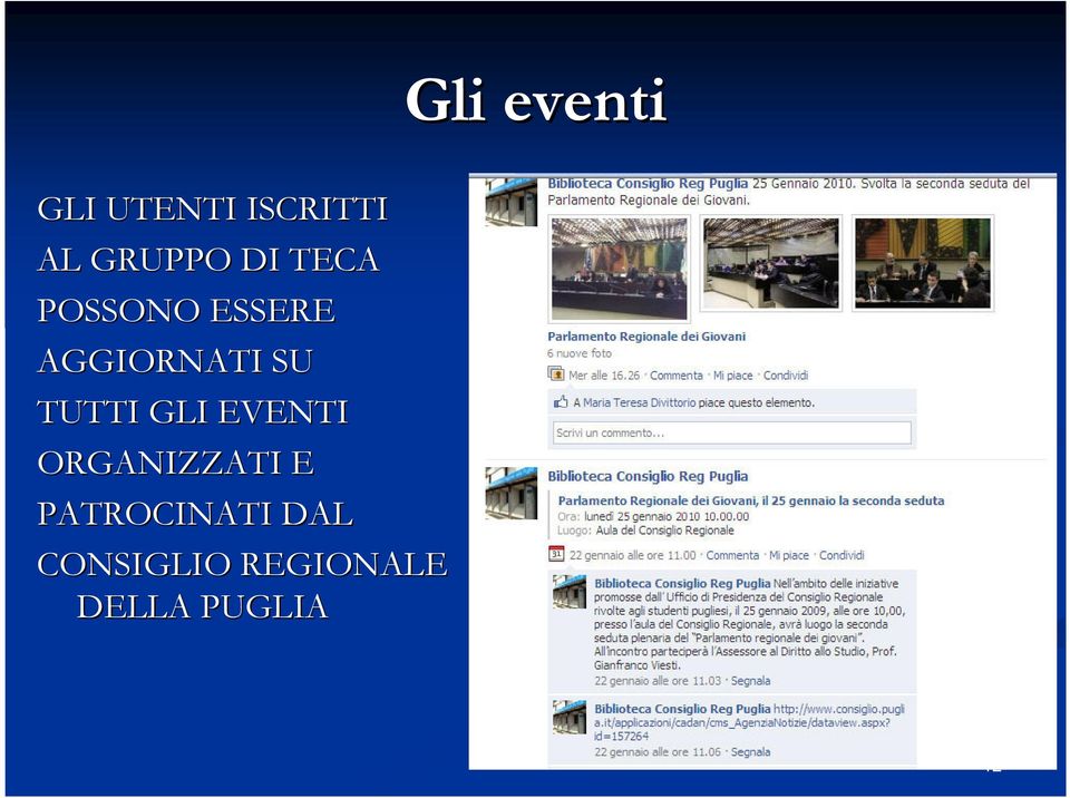 AGGIORNATI SU TUTTI GLI EVENTI