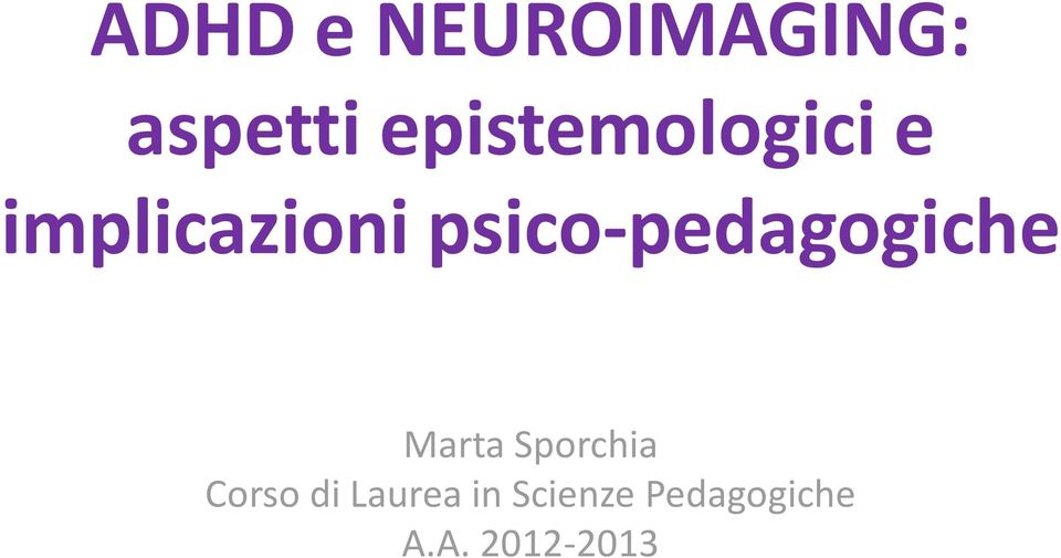psico-pedagogiche Marta Sporchia