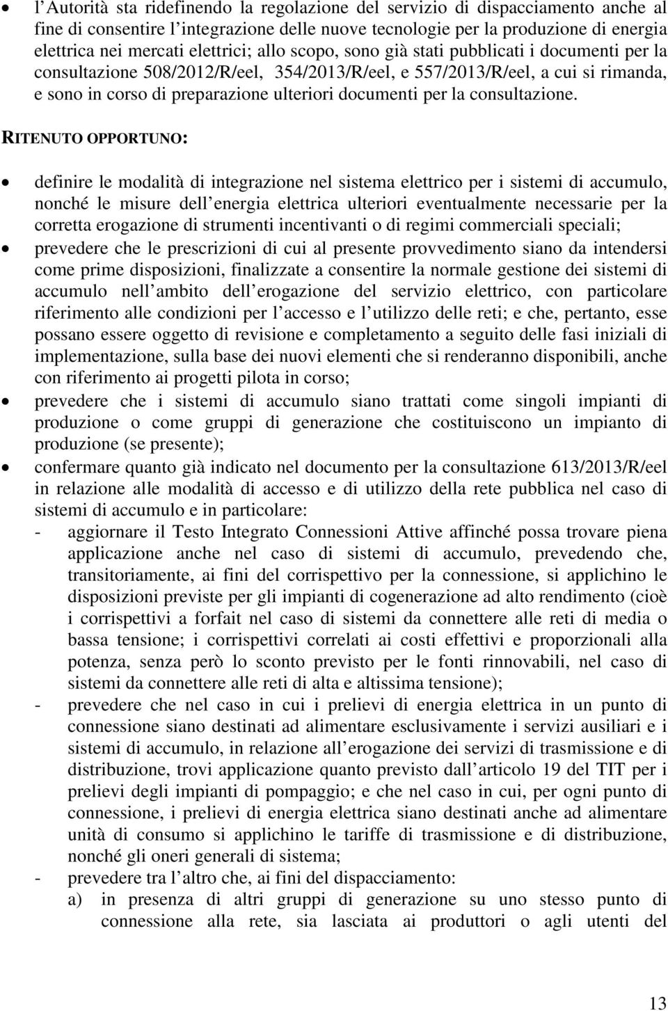 documenti per la consultazione.