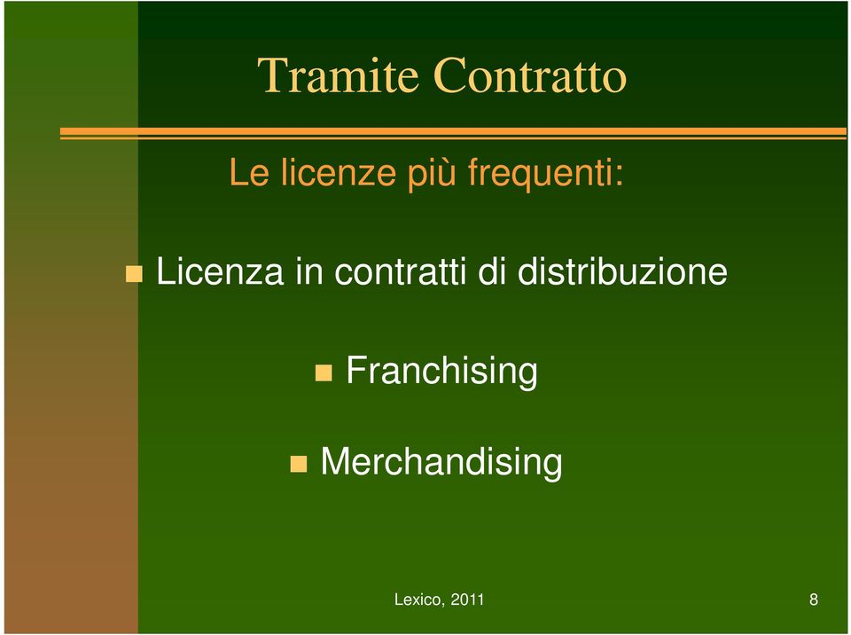 contratti di distribuzione