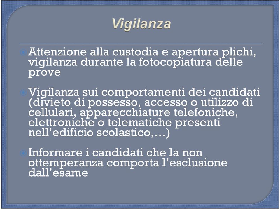 di cellulari, apparecchiature telefoniche, elettroniche o telematiche presenti nell