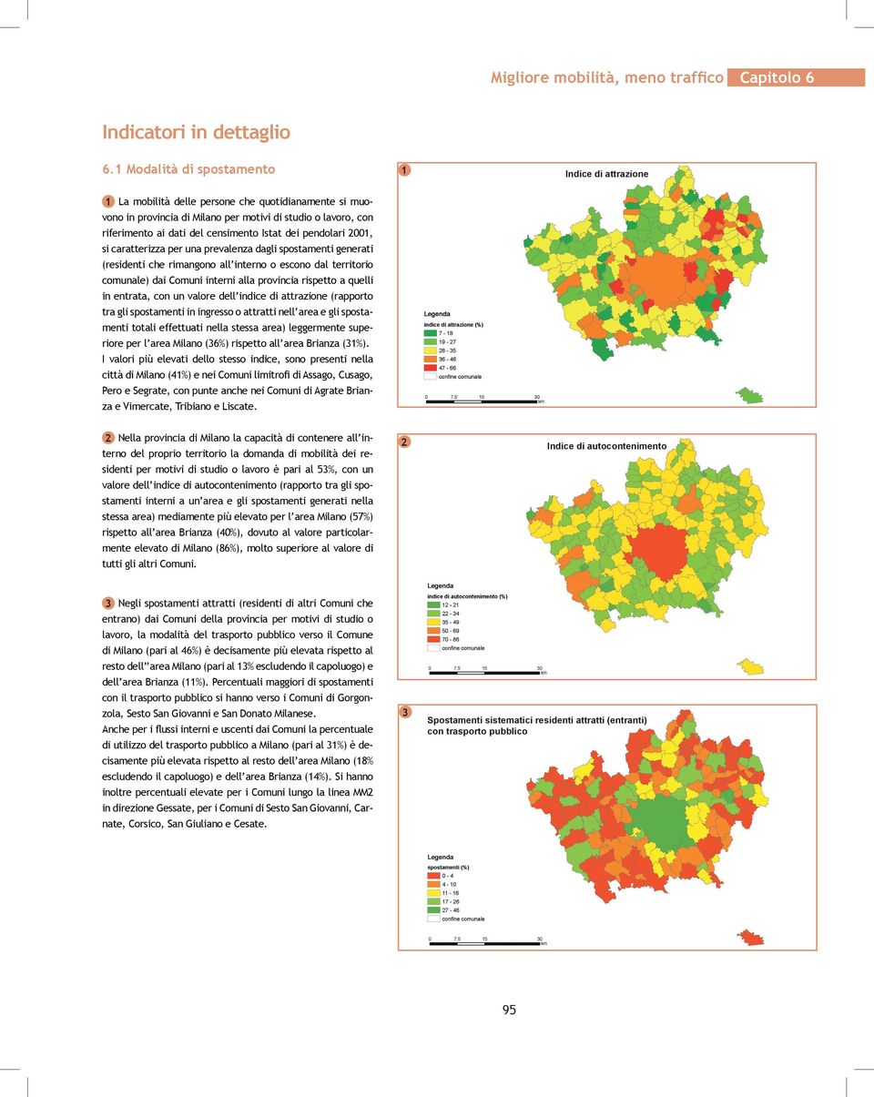 riferimento ai dati del censimento Istat dei pendolari 2001, si caratterizza per una prevalenza dagli spostamenti generati (residenti che rimangono all interno o escono dal territorio comunale) dai