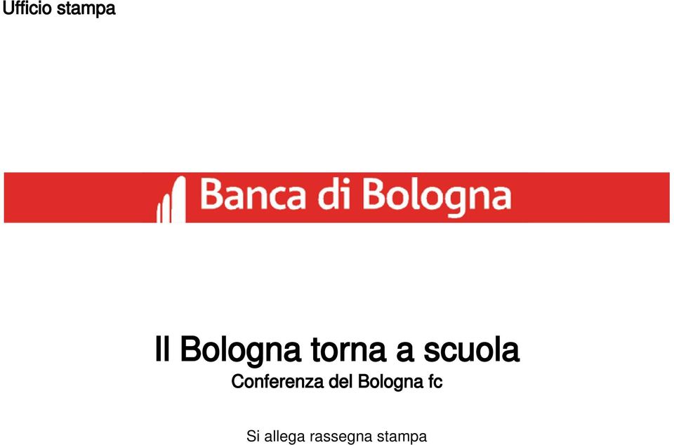 Conferenza del Bologna