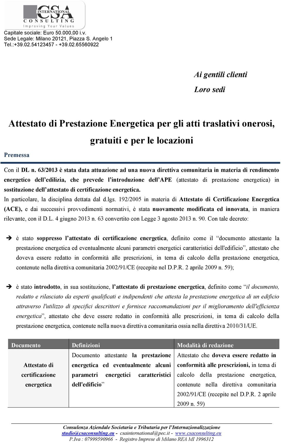 sostituzione dell attestato di certificazione energetica. In particolare, la disciplina dettata dal d.lgs.