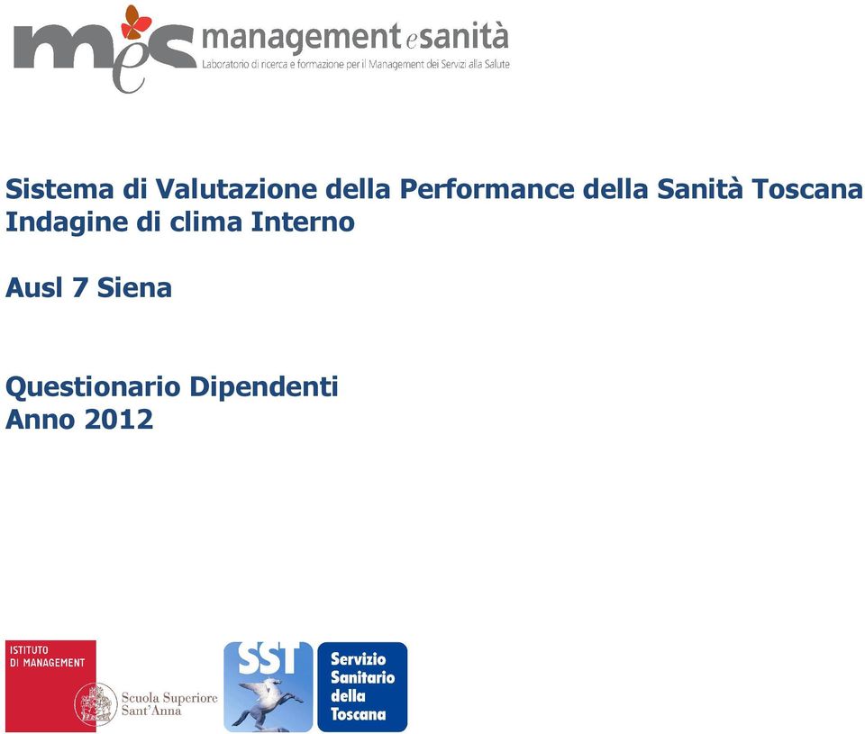 Indagine di clima Interno Ausl 7