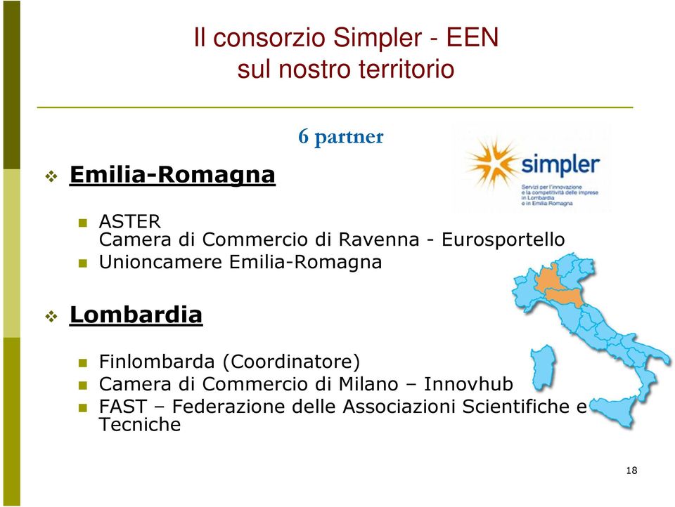 ASTER Camera di Commercio di Ravenna - Eurosportello Unioncamere