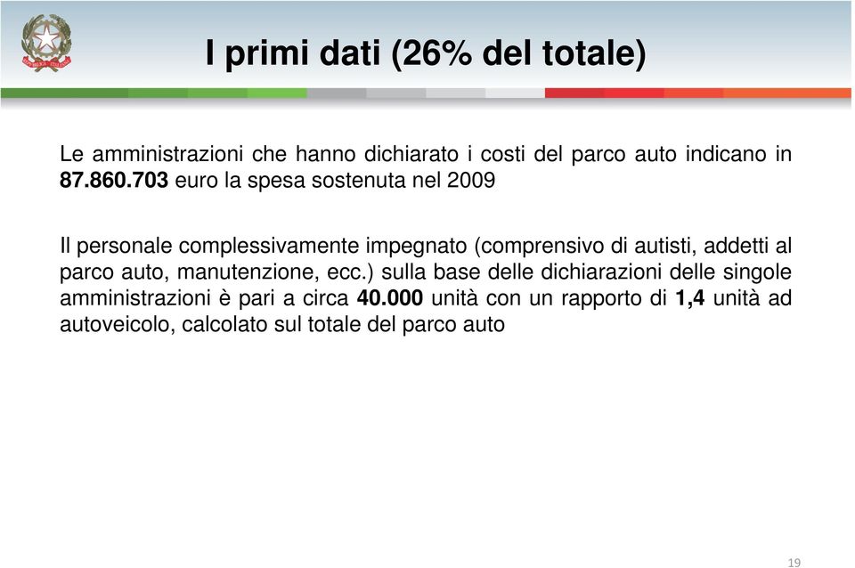 addetti al parco auto, manutenzione, ecc.