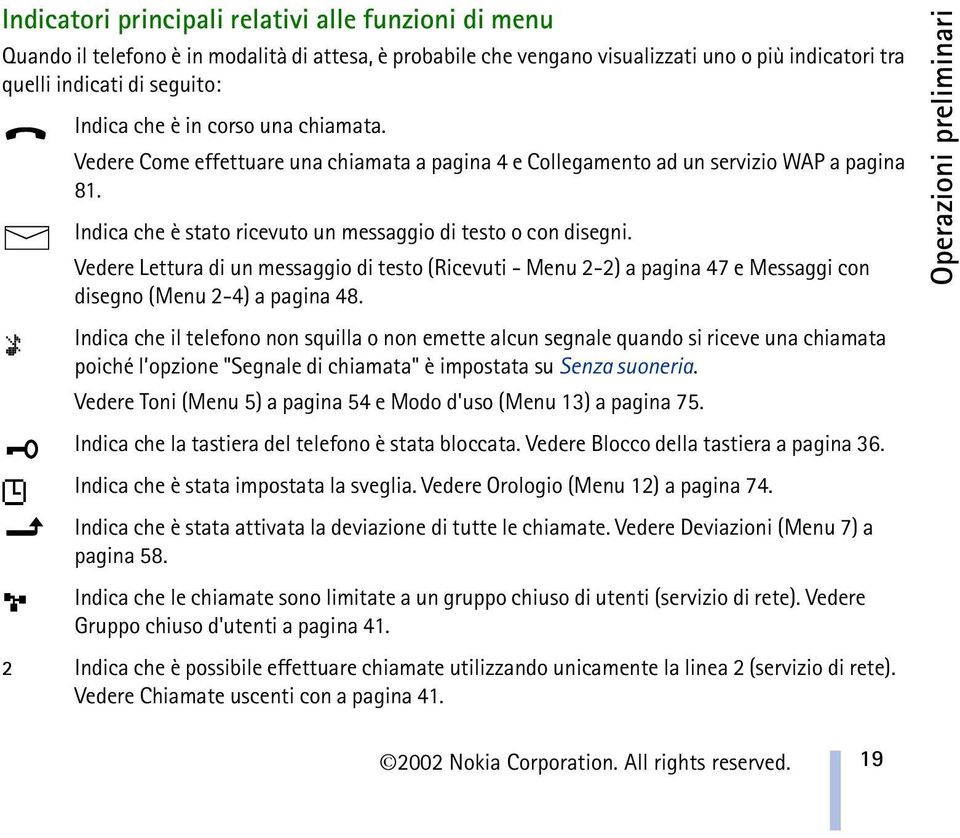 Vedere Lettura di un messaggio di testo (Ricevuti - Menu 2-2) a pagina 47 e Messaggi con disegno (Menu 2-4) a pagina 48.