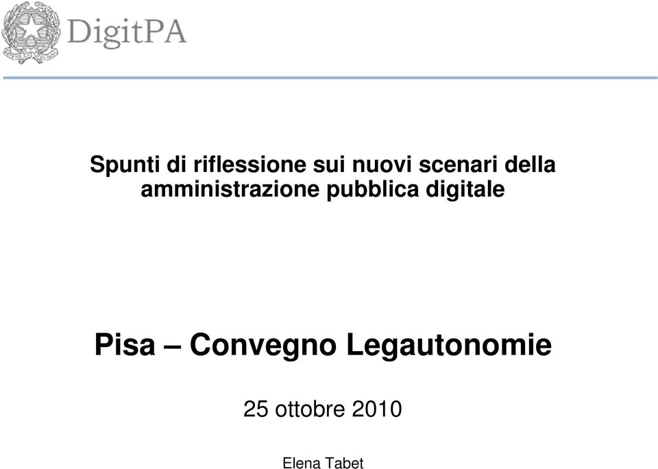 pubblica digitale Pisa Convegno