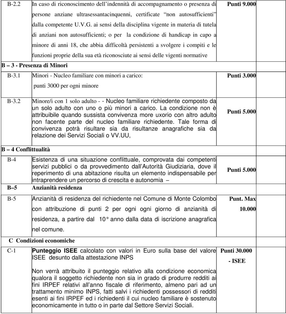 compiti e le funzioni proprie della sua età riconosciute ai sensi delle vigenti normative B 3 - Presenza di Minori B-3.