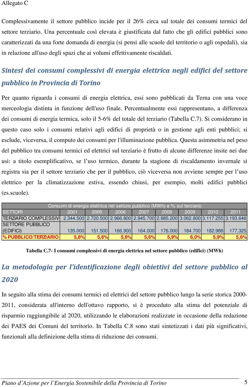 relazione all'uso degli spazi che ai volumi effettivamente riscaldati.