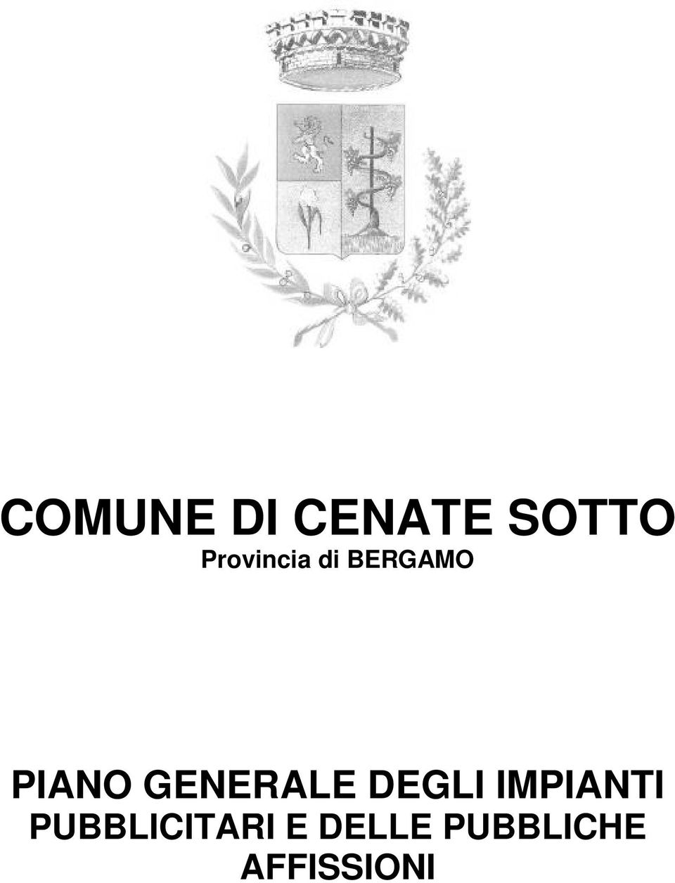 GENERALE DEGLI IMPIANTI